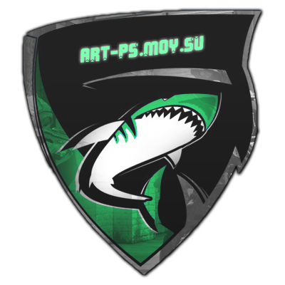 Логотип с акулой