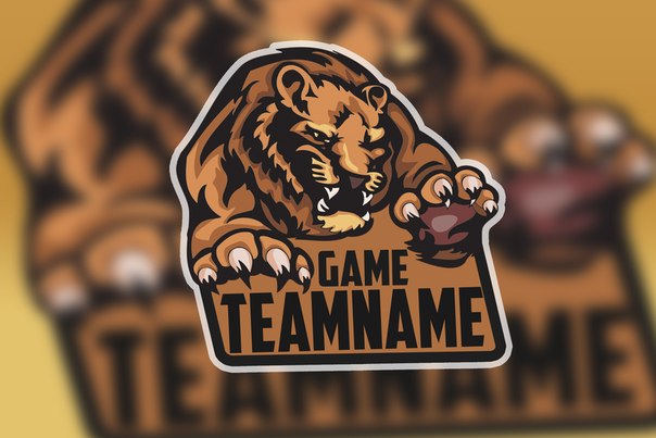 Логотип для команды с тигром