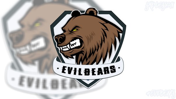 Логотип для клана с медведем