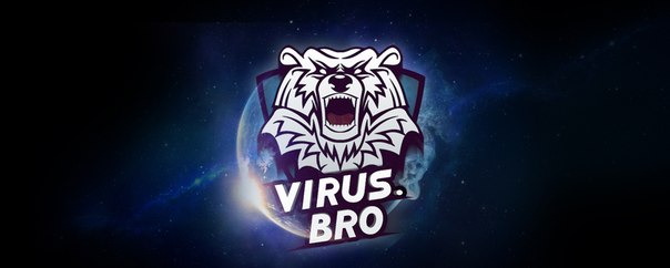 Простенький логотип "Virus Bro"