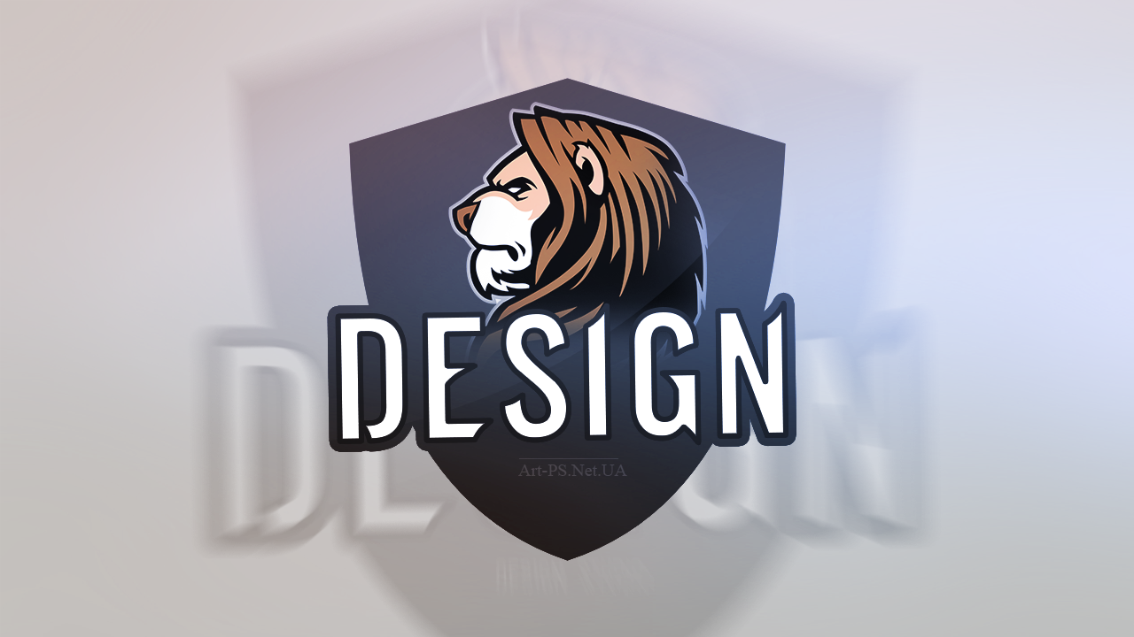 Логотип со львом.
