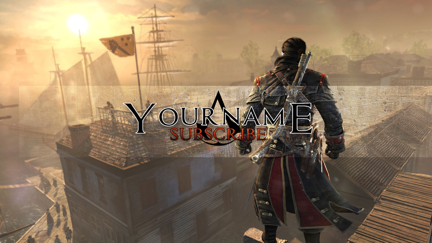 Шапка для канала "Assassin's Creed"