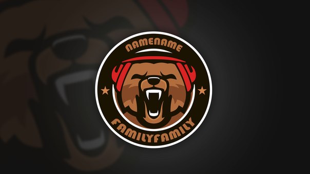 Логотип с медведем